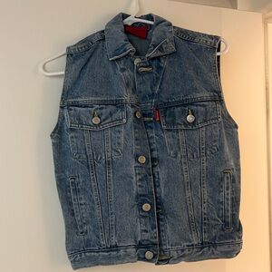 Vintage denim vest